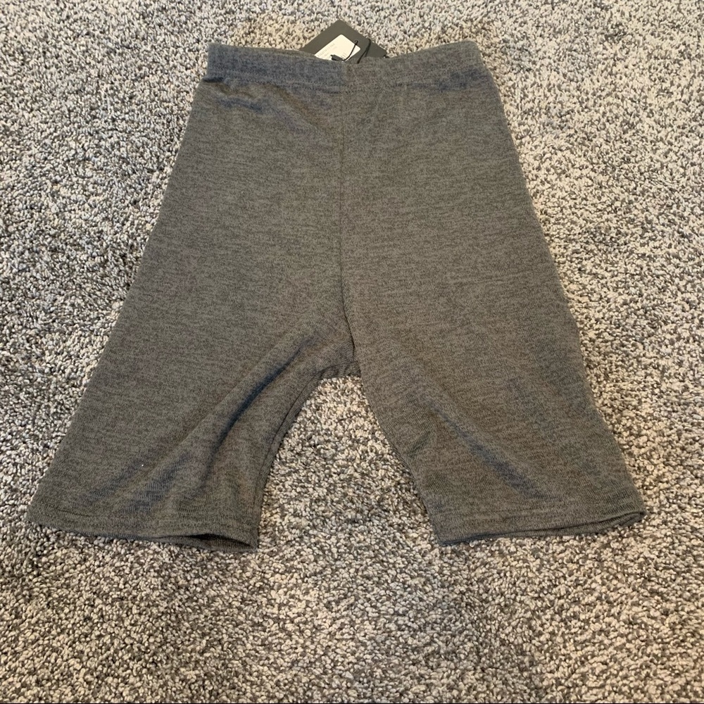 PrettyLittleThing Charcoal Cycling Shorts 0